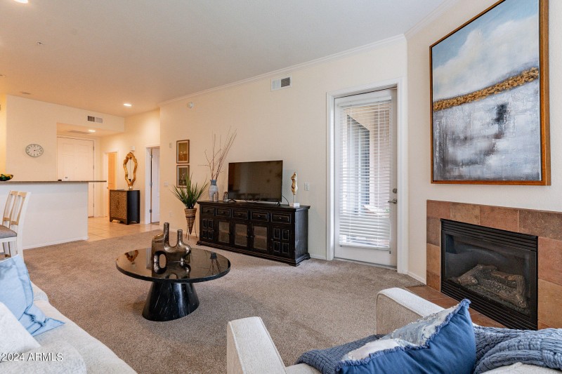 Fireplace at Livng Room