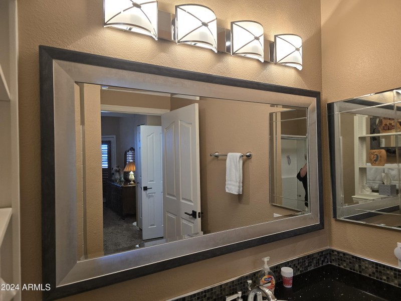 Upgraded Lighting & Mirror