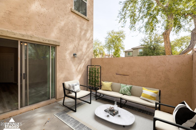 Patio Virtually Staged