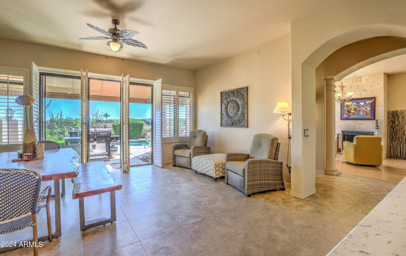 Beautiful views from Family room