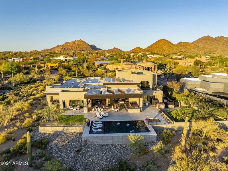 Elevation View of Back Yard
