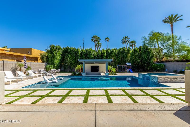 Private Backyard with Heated Pool & Spa