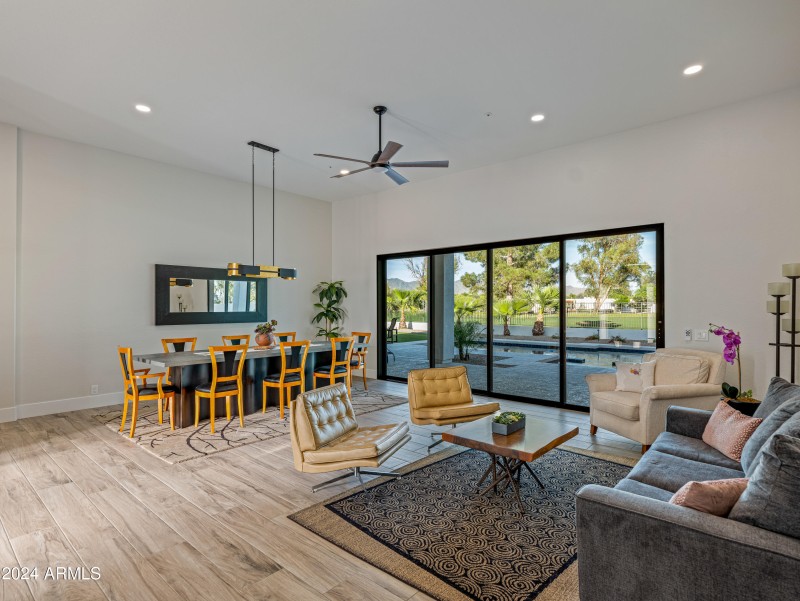 Open Living & Dining Space