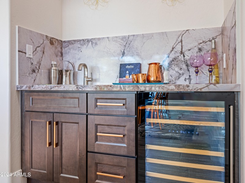 Beverage Bar with Sink