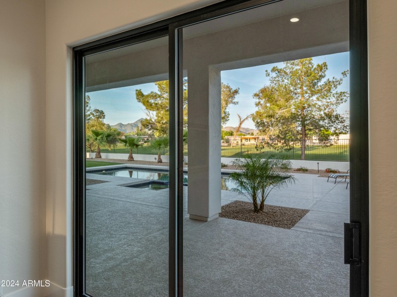 Bedroom with Pool Views