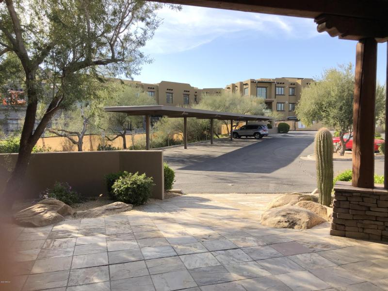 View from Entrance to Parking