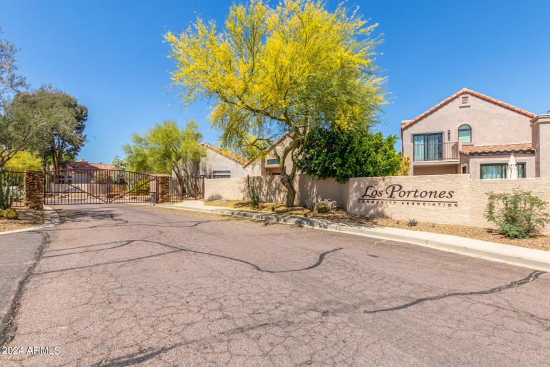 Los Portones Gated Entrance