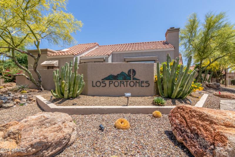 Los Portones Gated Entrance