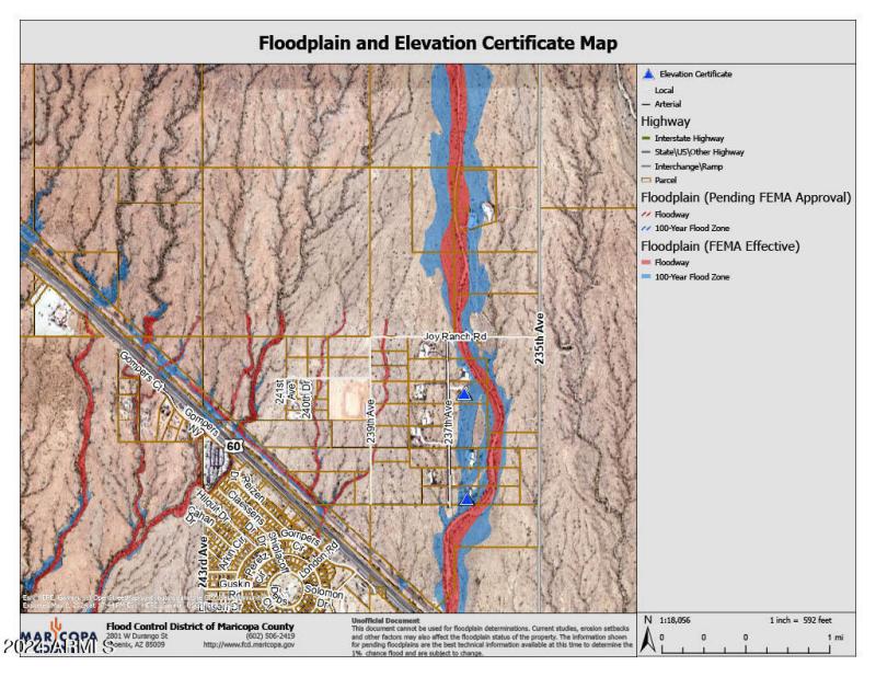 FLOOD ELEVATION AND CERTIFICATE MAP