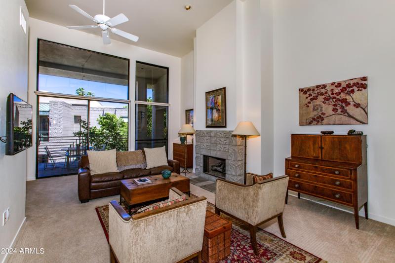 Living Room w/ Fireplace