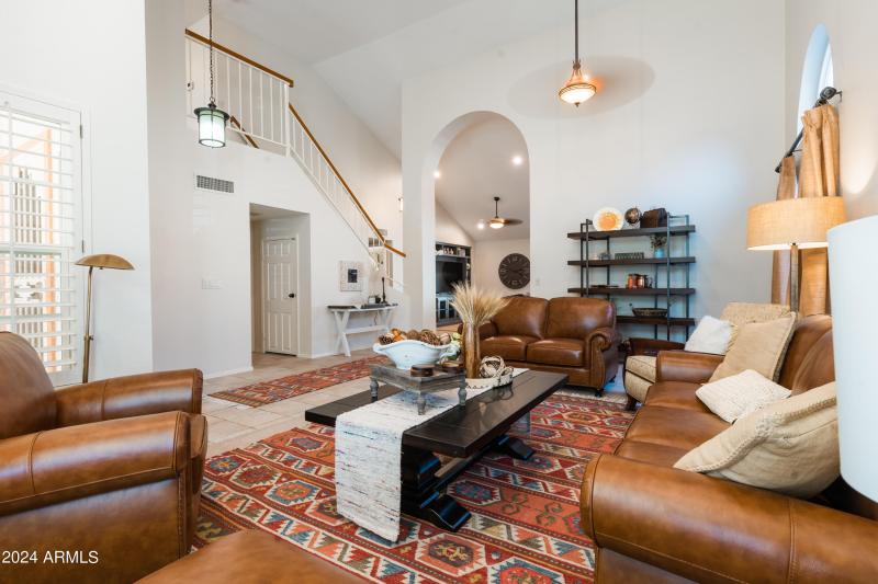 Living room to family room