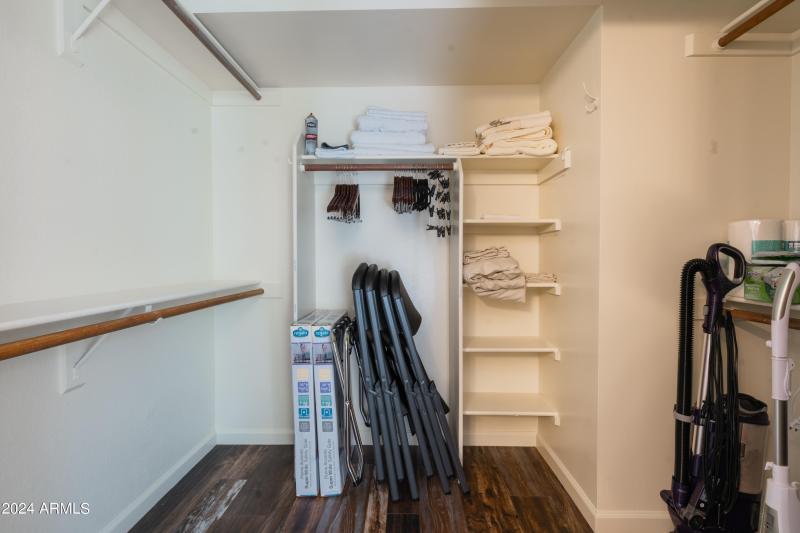 Master walk-in closet