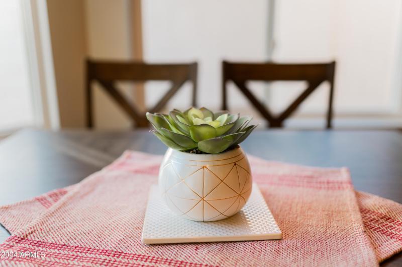 Cute decor throughout