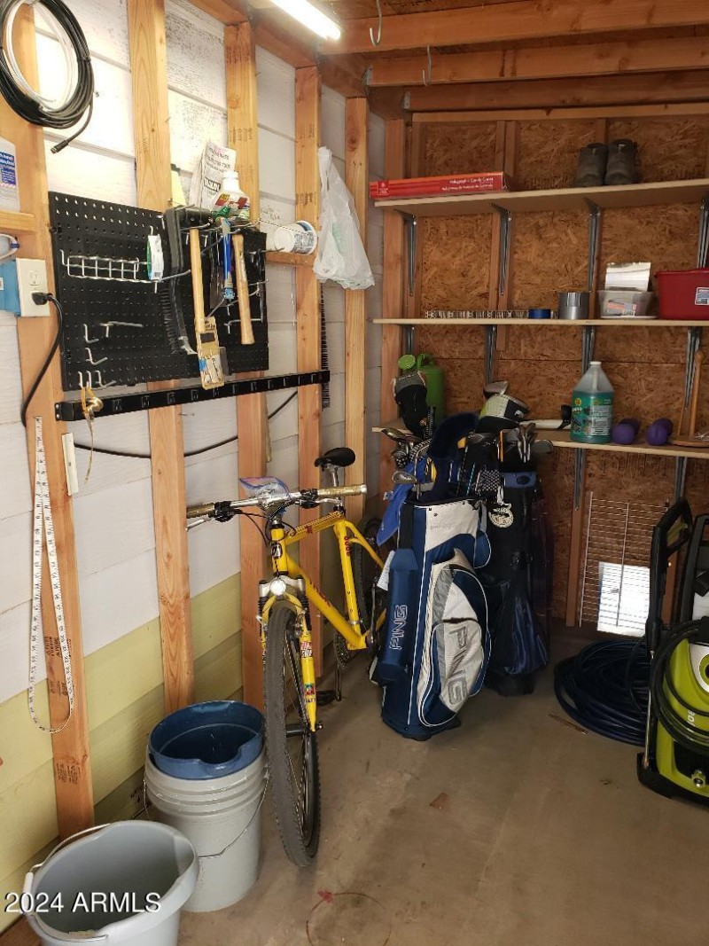 Storage shed view 2