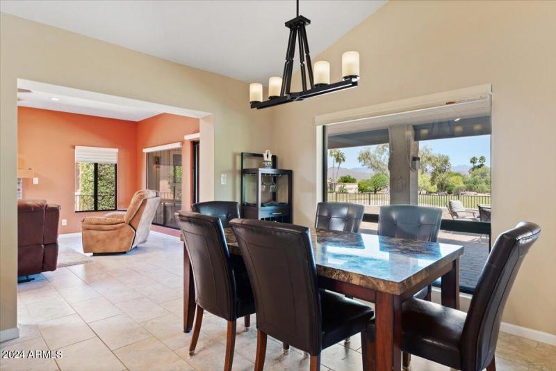 Semi Formal Dining With Mountain Views