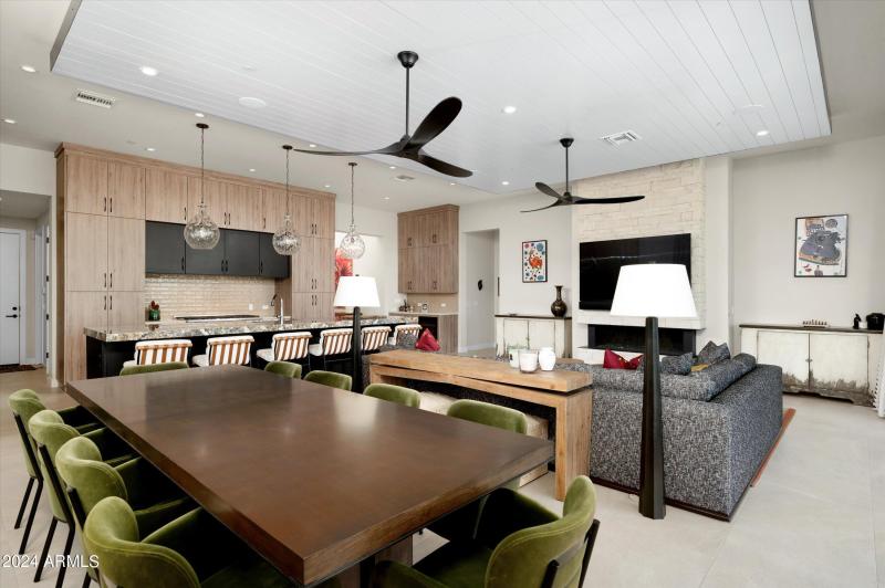 Dining view to great room