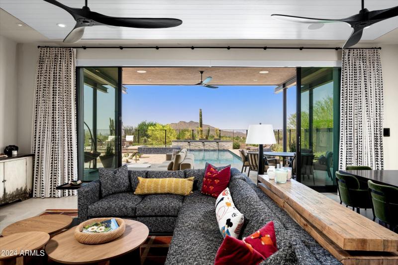 Great room views to patio