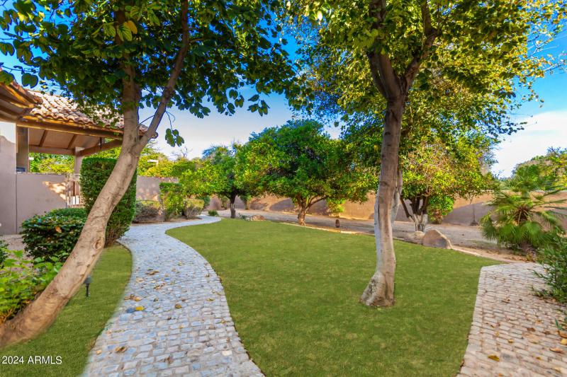 imported stone sidewalks