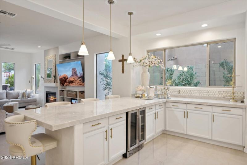 Kitchen w/Wine Cooler