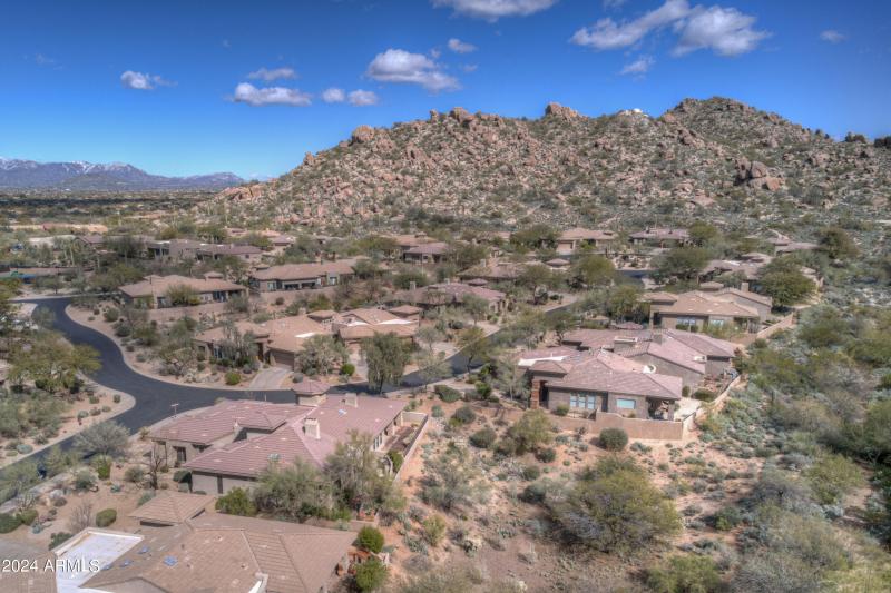 Winfield mountain view from house front