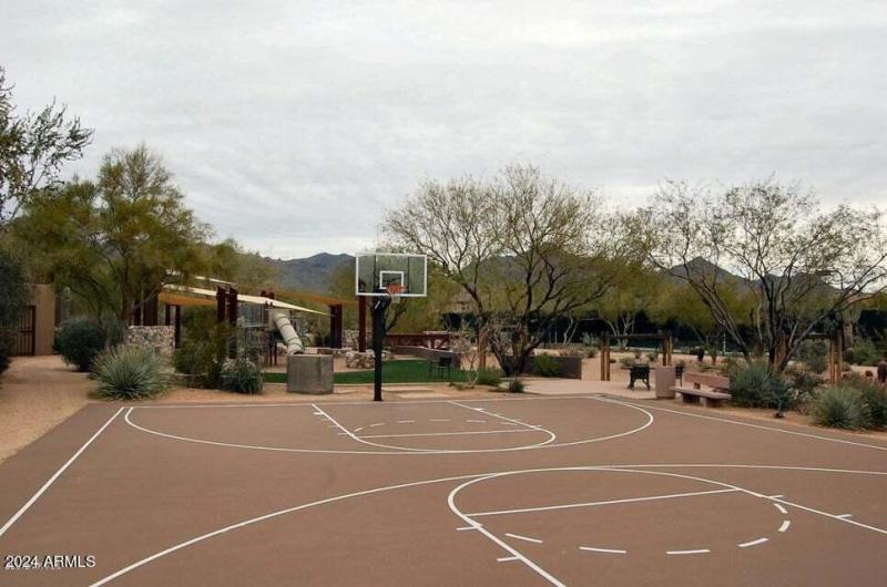Desert Camp Bball court