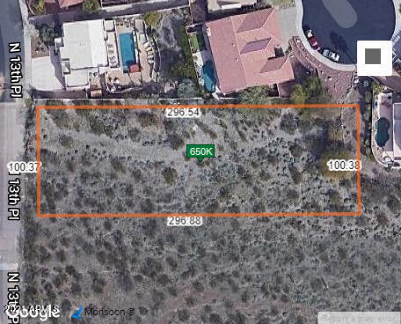 Lot 1, borders Stone Mtn Preserve