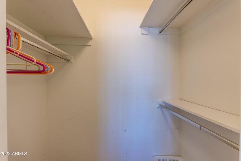 Primary walk-in closet