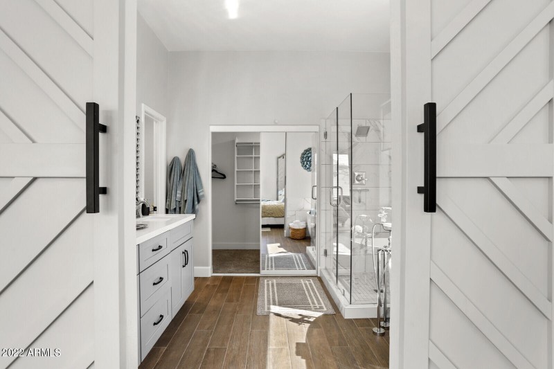 Beautiful entry to Primary Bath