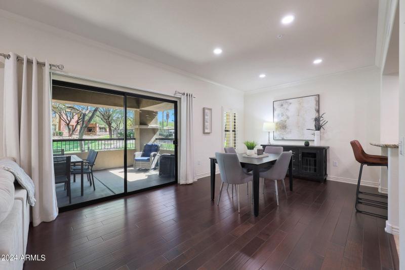 Dining Area w/ Patio Access