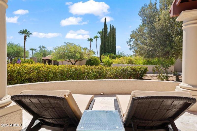 Large Patio with Chairs to Relax