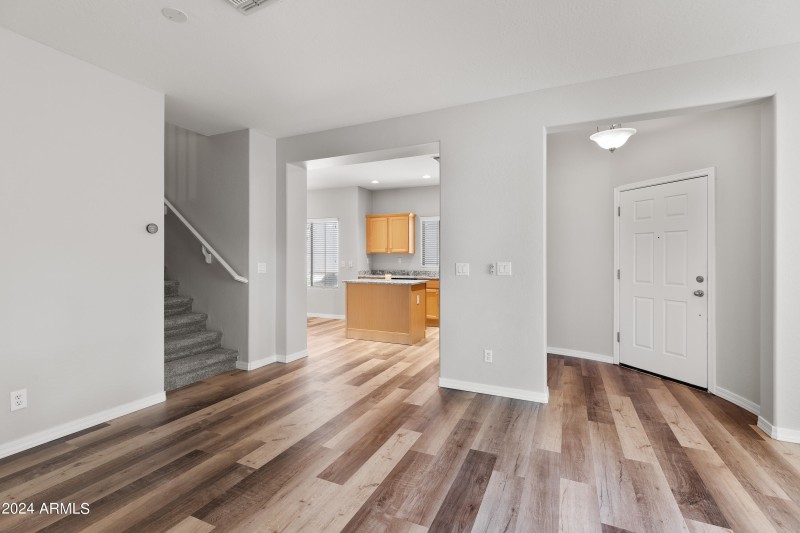 Living room to kitchen