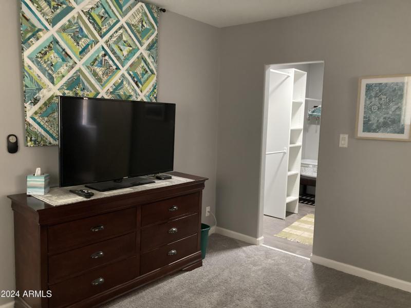 primary bedroom w-tv