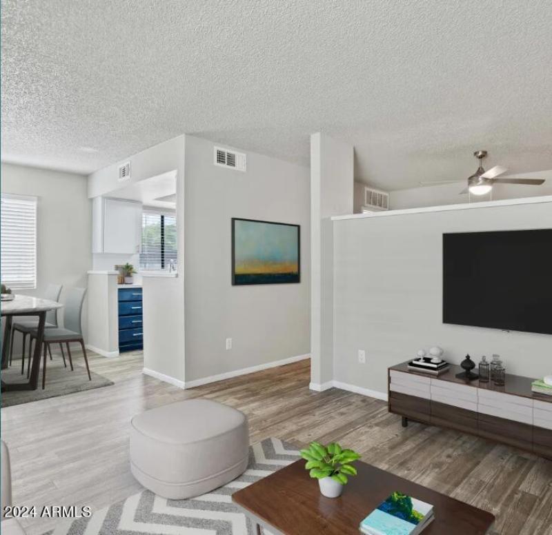 Living Room and Dining Room