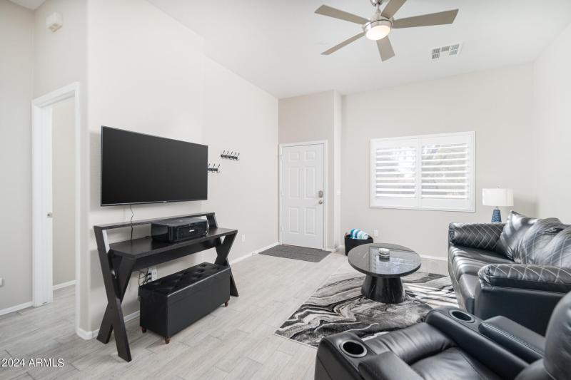 Living room from dining