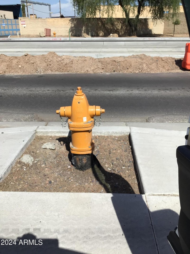 Hydrant in front