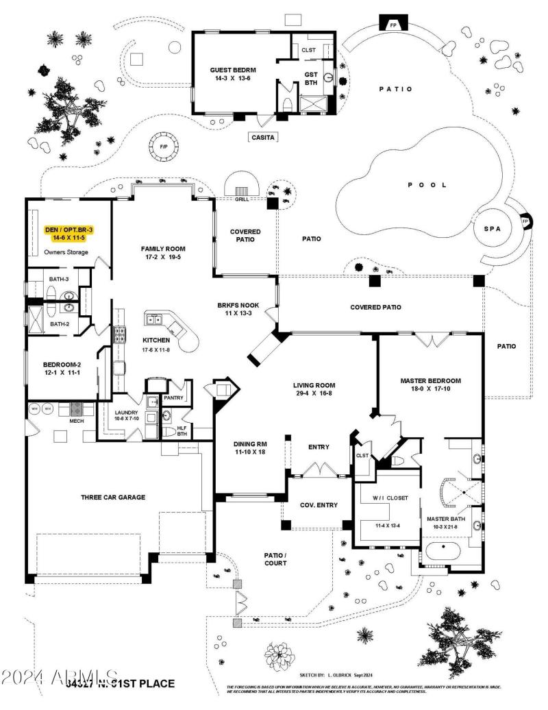 34327 North 61st Place - Floor Plan 1