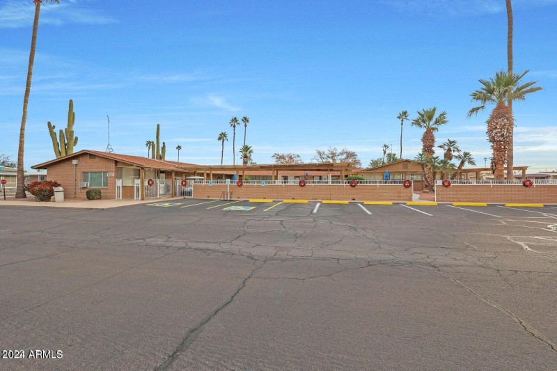 Apollo Village clubhouse parking