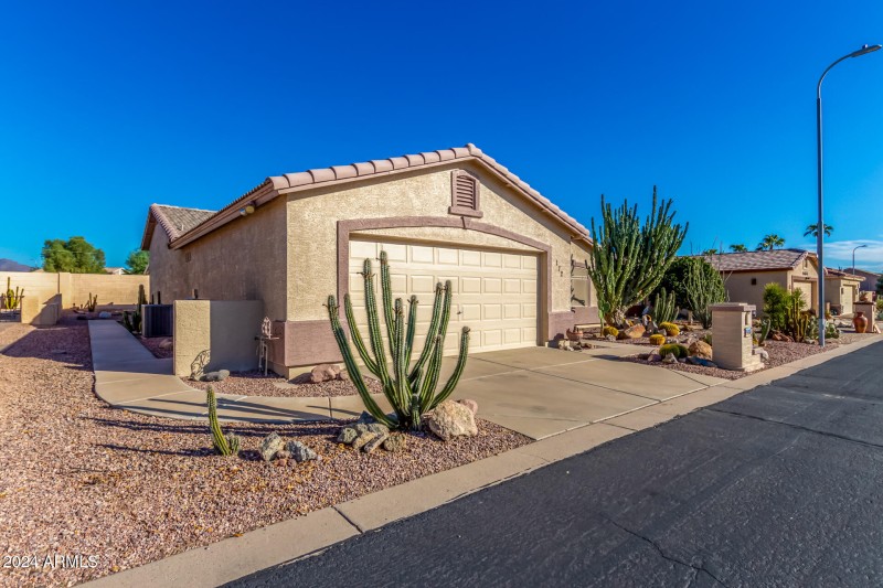 Front Exterior with Desert Landscaping
