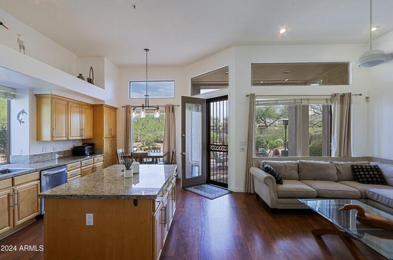 Kitchen and Family Room