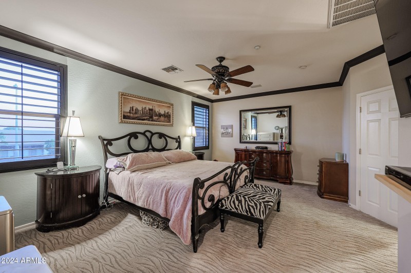 upstairs master bedroom