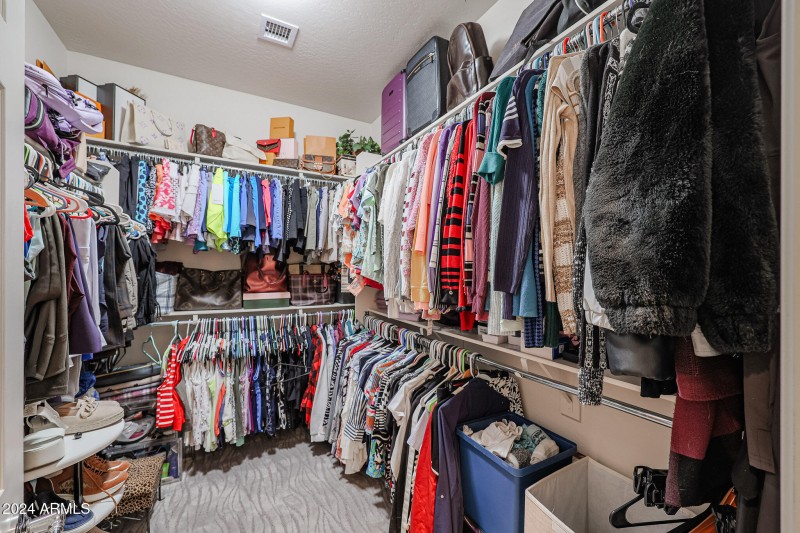 upstairs master bedroom closet #1