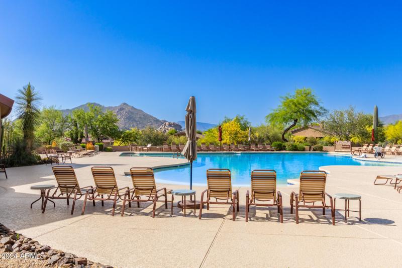 Socialize at the large Community Pool