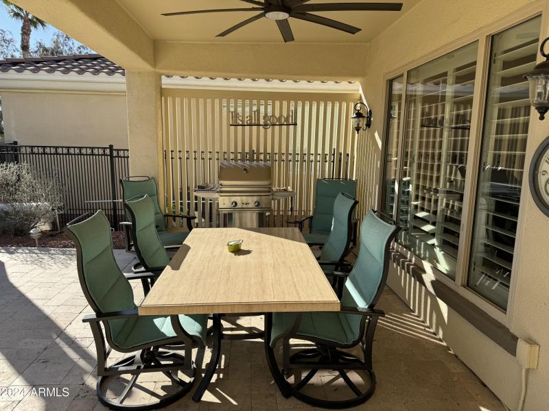 Klein Outside Dining Area