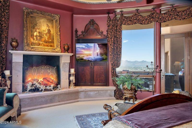 Fireplace and Media Wall