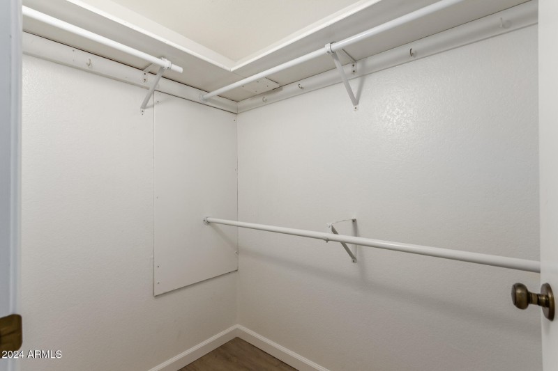 Master walk-in closet