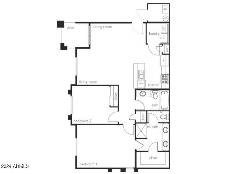 2 Bed Floorplan