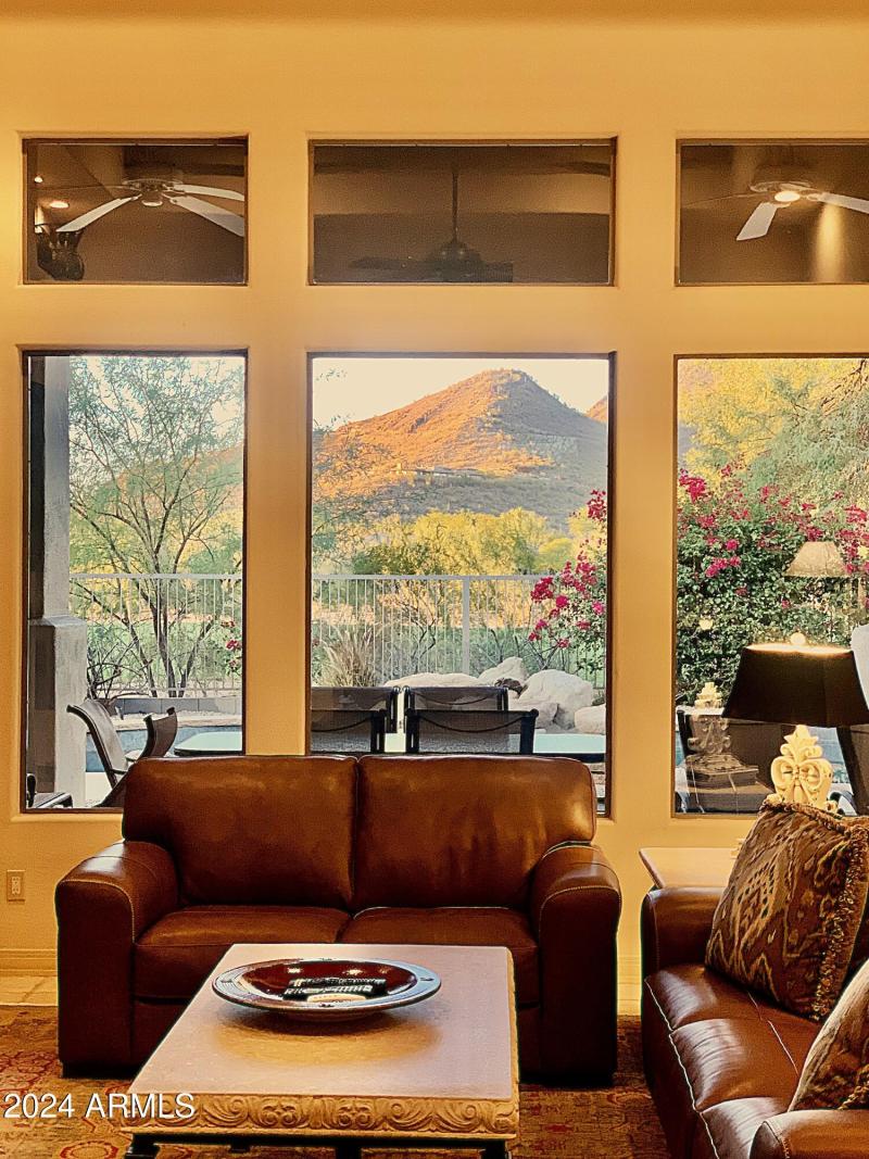 family room looking outside