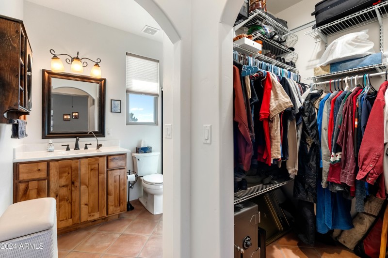 07-Primary Closet to Bathroom