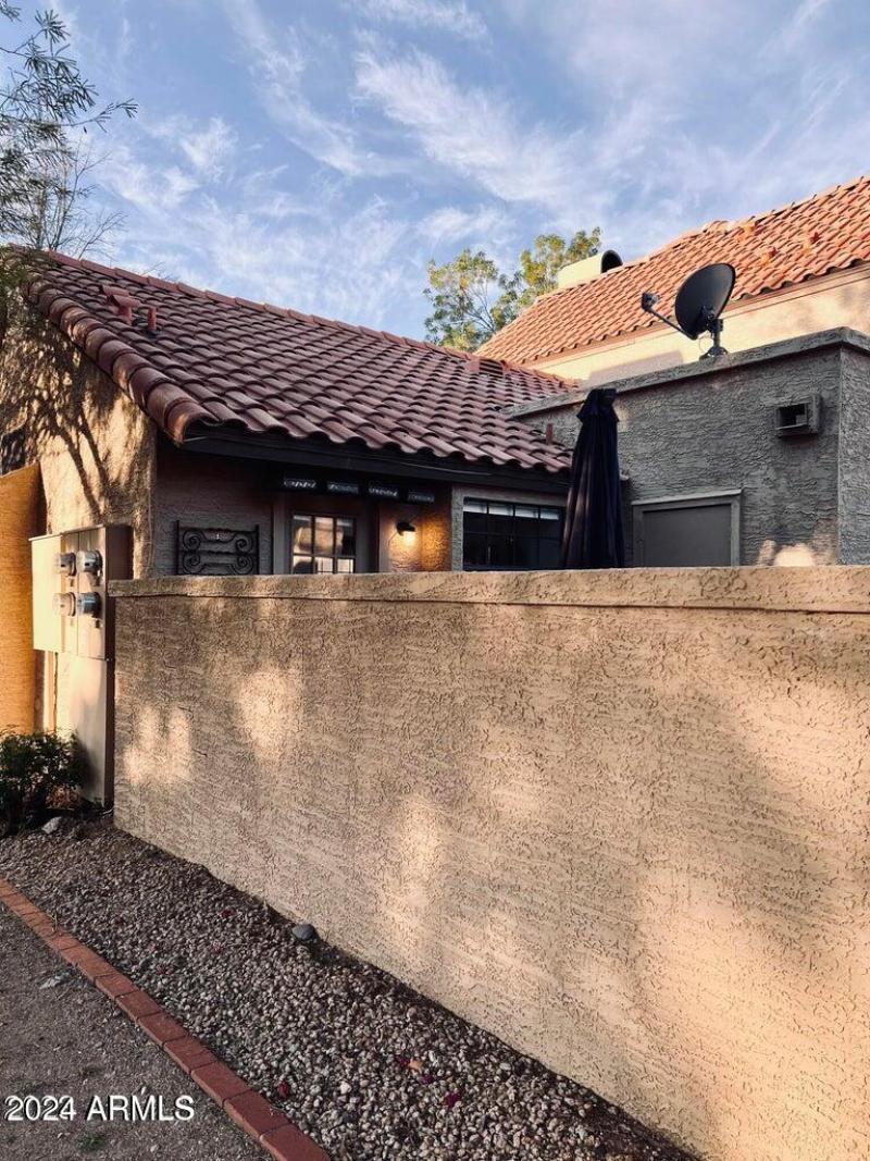 Right Side of Front Door:Patio