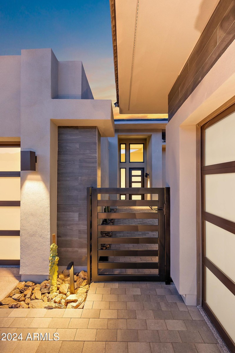 Entrance to courtyard